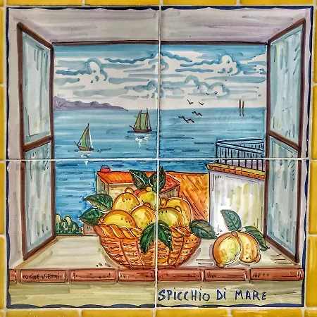 Spicchio Di Mare -Vista Mare- Villa Vietri Buitenkant foto
